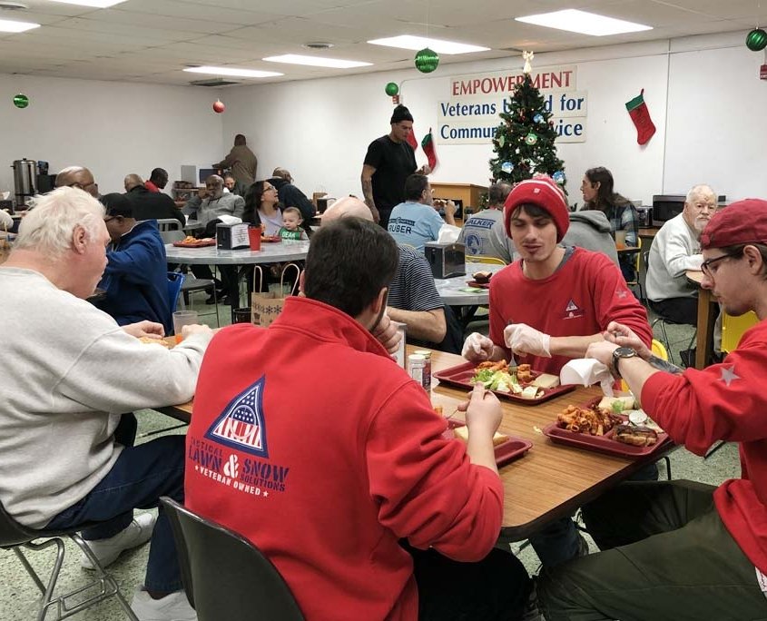 provide meals homeless veterans
